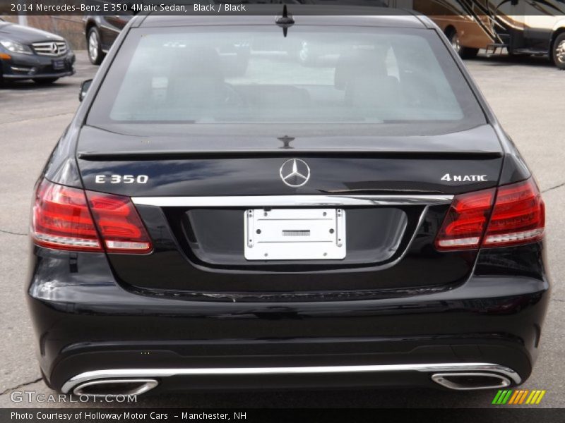 Black / Black 2014 Mercedes-Benz E 350 4Matic Sedan