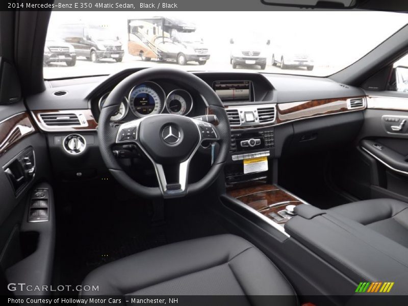 Black / Black 2014 Mercedes-Benz E 350 4Matic Sedan