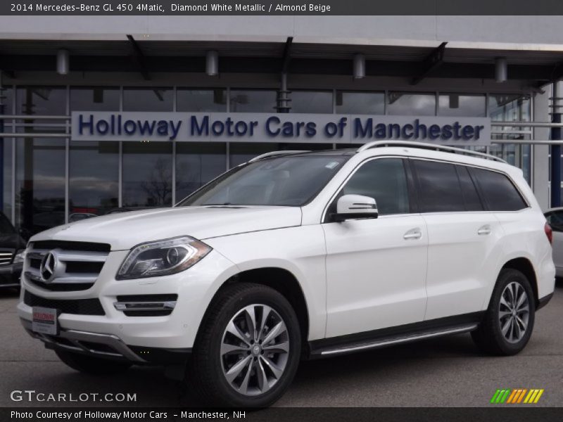 Diamond White Metallic / Almond Beige 2014 Mercedes-Benz GL 450 4Matic