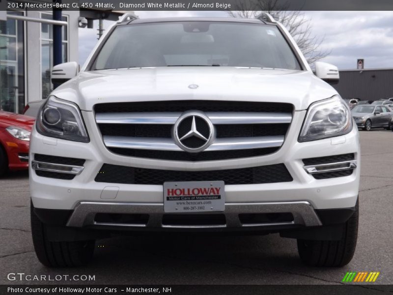 Diamond White Metallic / Almond Beige 2014 Mercedes-Benz GL 450 4Matic