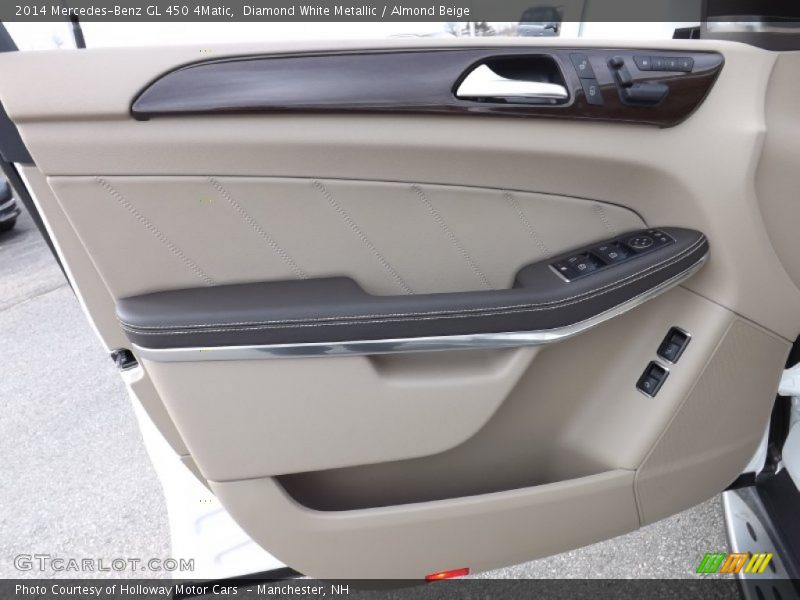 Diamond White Metallic / Almond Beige 2014 Mercedes-Benz GL 450 4Matic