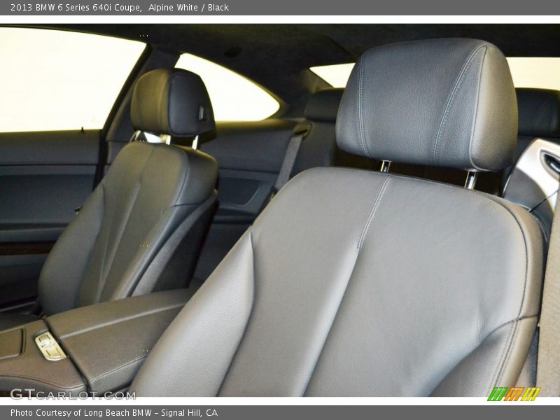 Alpine White / Black 2013 BMW 6 Series 640i Coupe