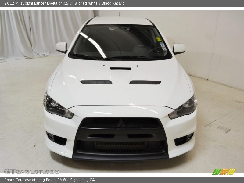 Wicked White / Black Recaro 2012 Mitsubishi Lancer Evolution GSR