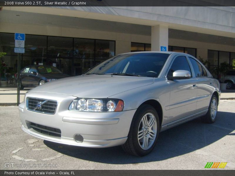 Silver Metallic / Graphite 2008 Volvo S60 2.5T