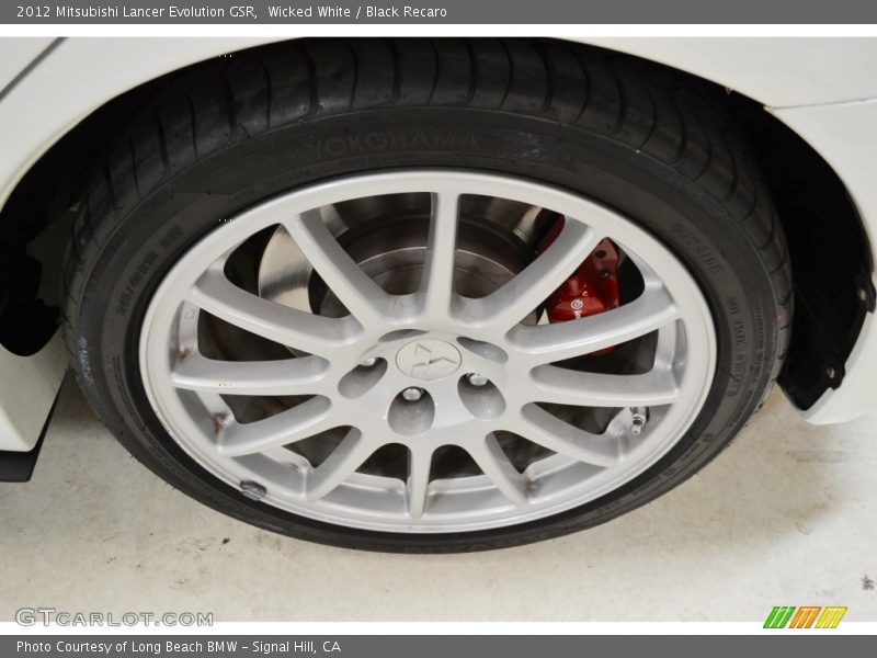 Wicked White / Black Recaro 2012 Mitsubishi Lancer Evolution GSR