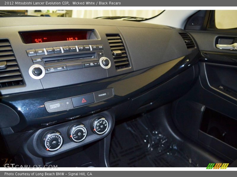 Wicked White / Black Recaro 2012 Mitsubishi Lancer Evolution GSR