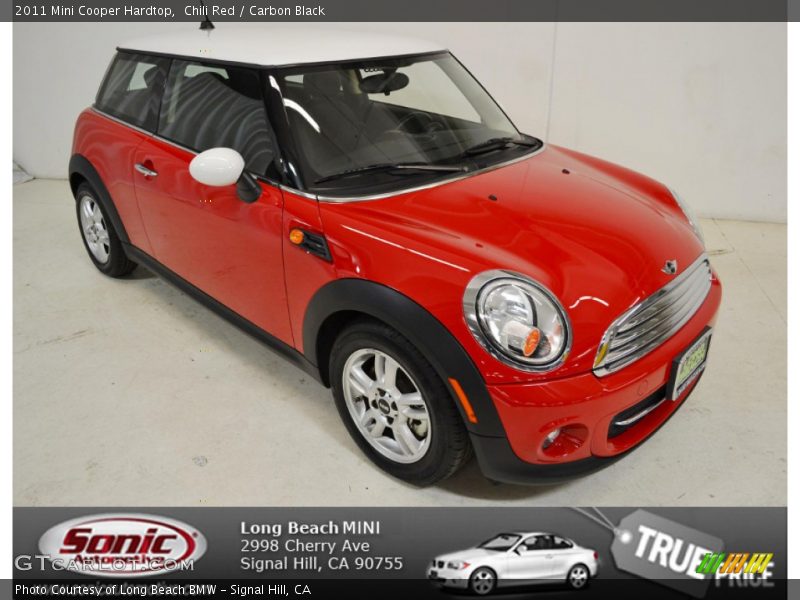 Chili Red / Carbon Black 2011 Mini Cooper Hardtop