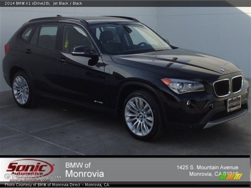 Jet Black / Black 2014 BMW X1 sDrive28i