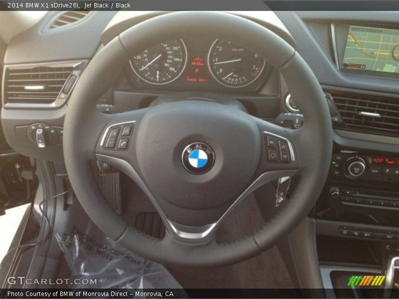 Jet Black / Black 2014 BMW X1 sDrive28i