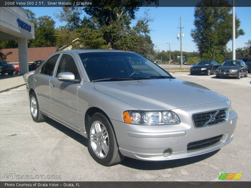 Silver Metallic / Graphite 2008 Volvo S60 2.5T