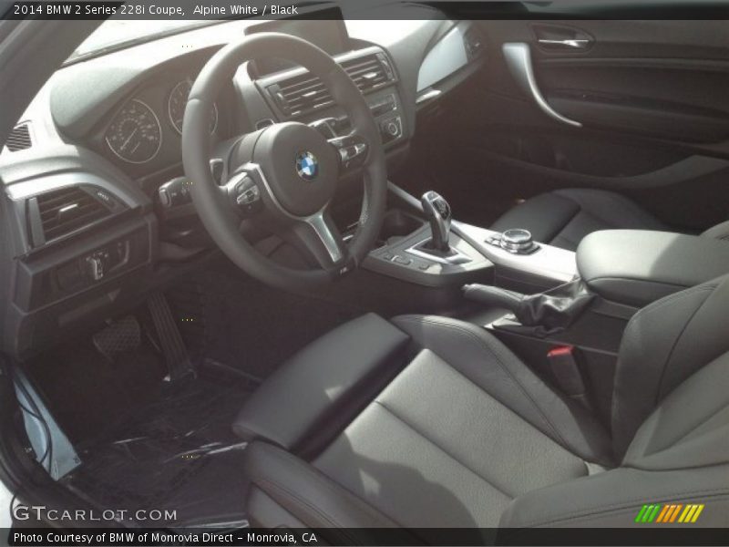 Alpine White / Black 2014 BMW 2 Series 228i Coupe