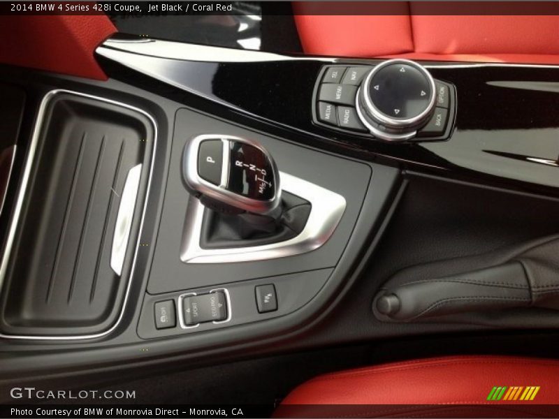 Jet Black / Coral Red 2014 BMW 4 Series 428i Coupe