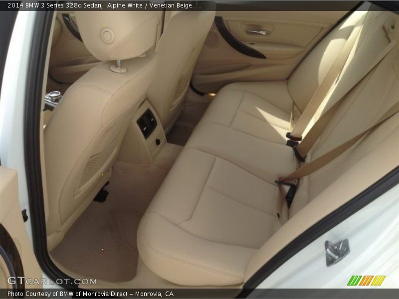 Alpine White / Venetian Beige 2014 BMW 3 Series 328d Sedan