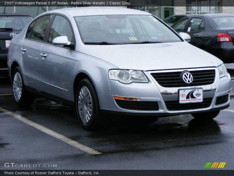 Reflex Silver Metallic / Classic Grey 2007 Volkswagen Passat 2.0T Sedan