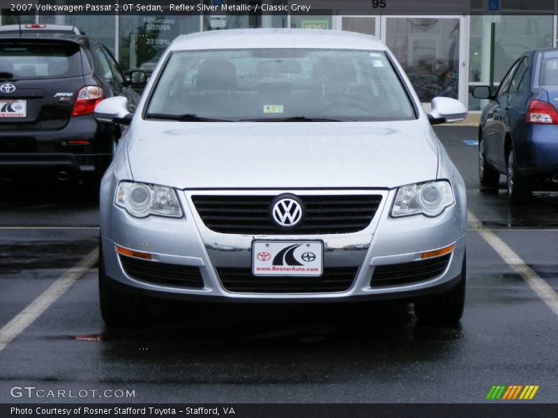 Reflex Silver Metallic / Classic Grey 2007 Volkswagen Passat 2.0T Sedan