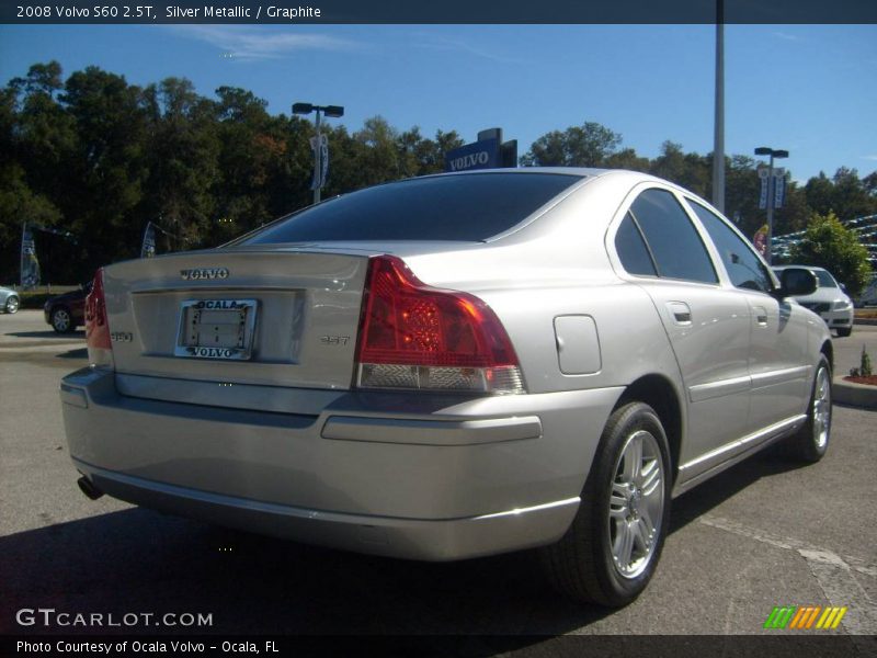 Silver Metallic / Graphite 2008 Volvo S60 2.5T