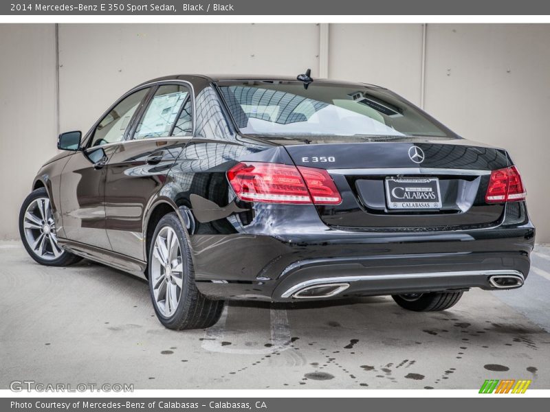 Black / Black 2014 Mercedes-Benz E 350 Sport Sedan