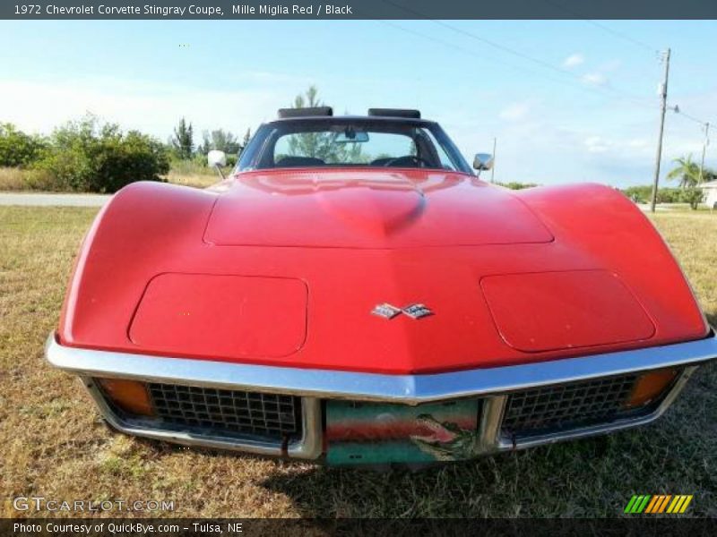 Mille Miglia Red / Black 1972 Chevrolet Corvette Stingray Coupe