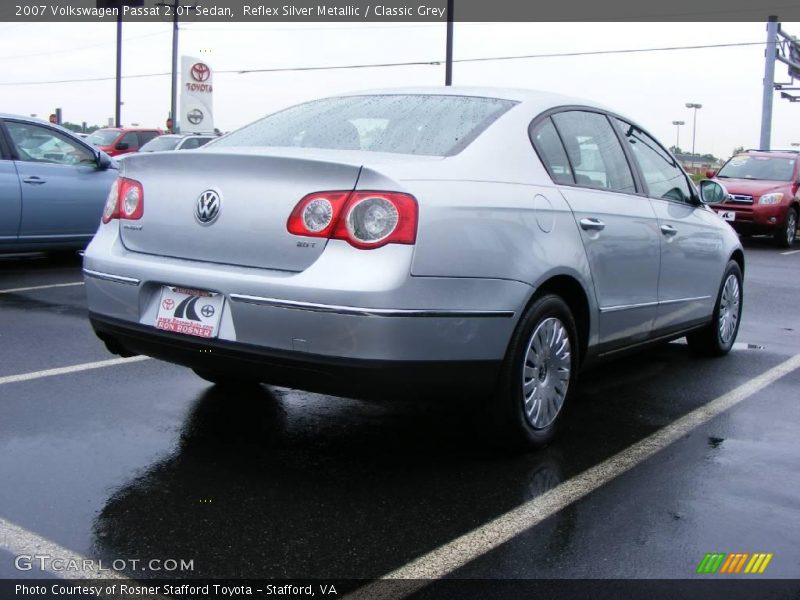 Reflex Silver Metallic / Classic Grey 2007 Volkswagen Passat 2.0T Sedan