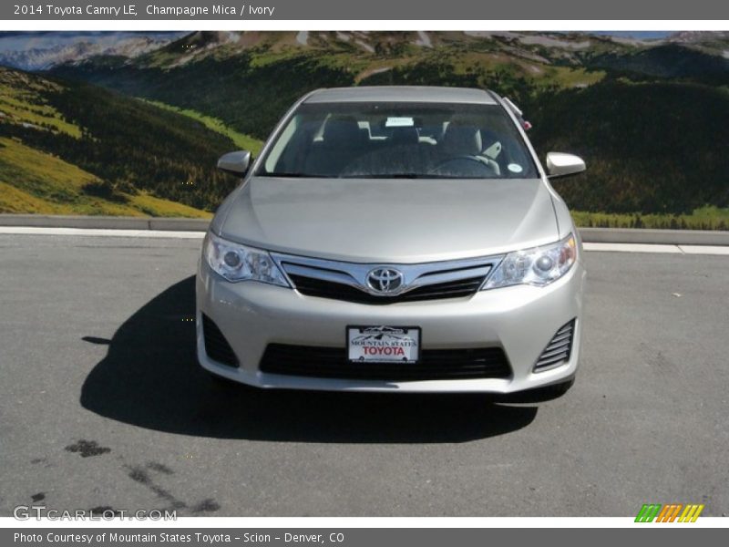 Champagne Mica / Ivory 2014 Toyota Camry LE