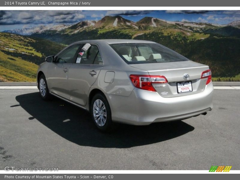 Champagne Mica / Ivory 2014 Toyota Camry LE