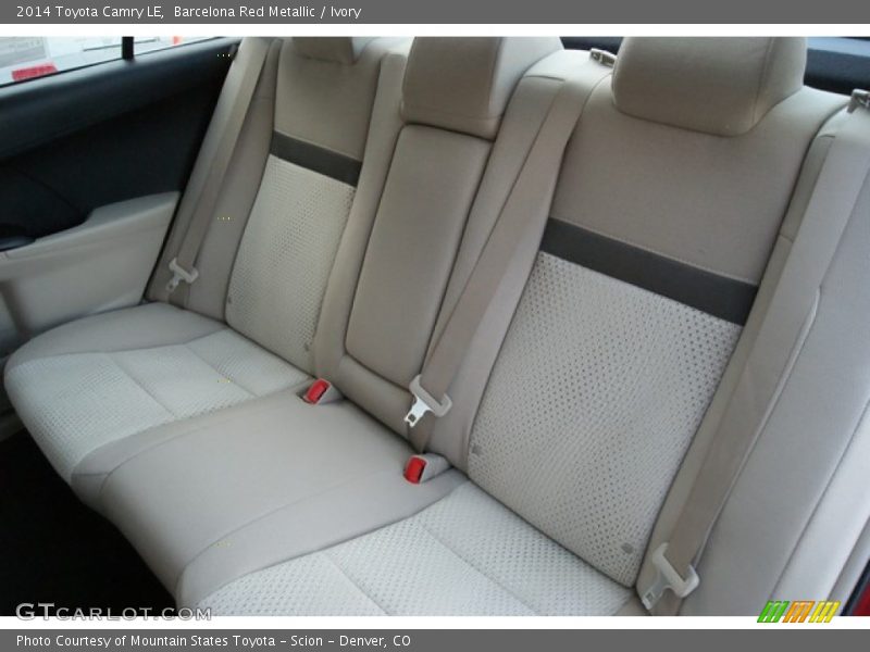 Barcelona Red Metallic / Ivory 2014 Toyota Camry LE