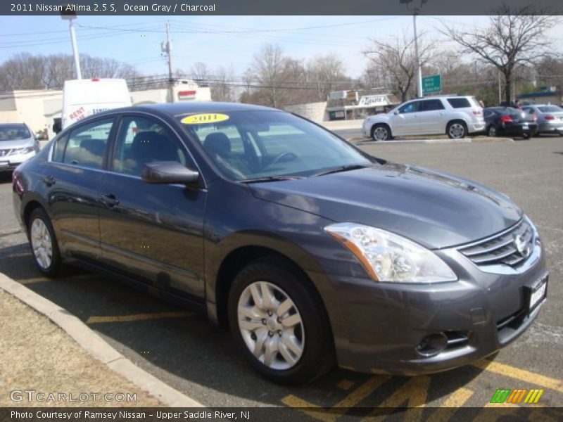 Ocean Gray / Charcoal 2011 Nissan Altima 2.5 S