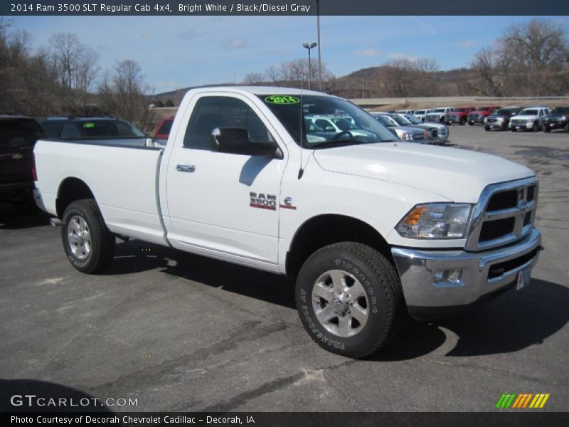 Front 3/4 View of 2014 3500 SLT Regular Cab 4x4