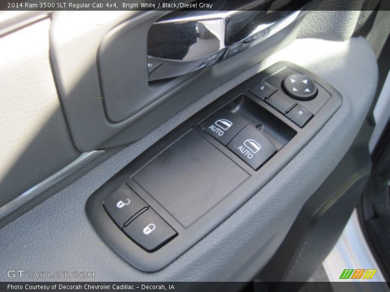 Bright White / Black/Diesel Gray 2014 Ram 3500 SLT Regular Cab 4x4