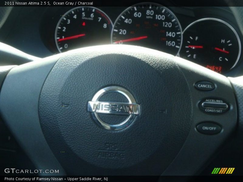 Ocean Gray / Charcoal 2011 Nissan Altima 2.5 S