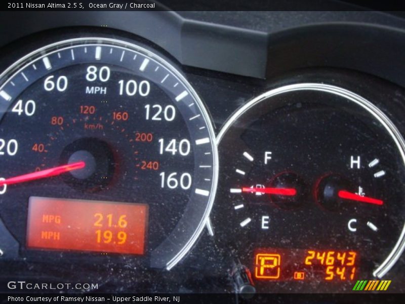 Ocean Gray / Charcoal 2011 Nissan Altima 2.5 S