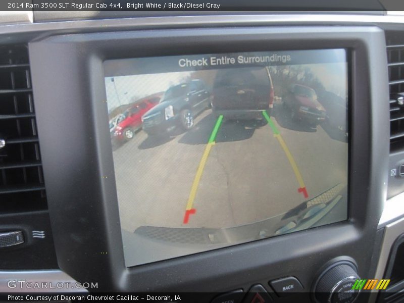 Bright White / Black/Diesel Gray 2014 Ram 3500 SLT Regular Cab 4x4