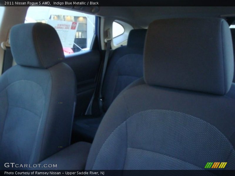 Indigo Blue Metallic / Black 2011 Nissan Rogue S AWD