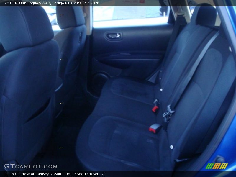 Indigo Blue Metallic / Black 2011 Nissan Rogue S AWD