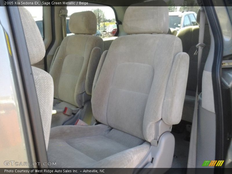 Sage Green Metallic / Beige 2005 Kia Sedona EX