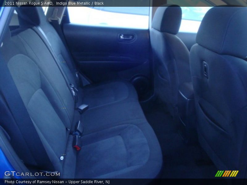 Indigo Blue Metallic / Black 2011 Nissan Rogue S AWD