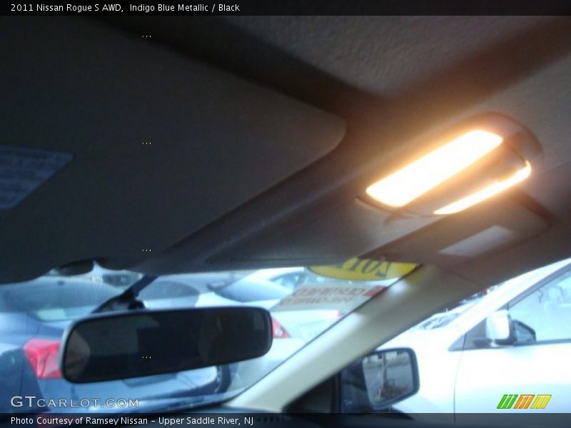 Indigo Blue Metallic / Black 2011 Nissan Rogue S AWD