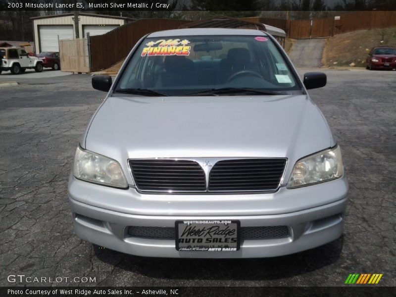 Munich Silver Metallic / Gray 2003 Mitsubishi Lancer ES