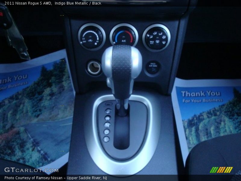Indigo Blue Metallic / Black 2011 Nissan Rogue S AWD