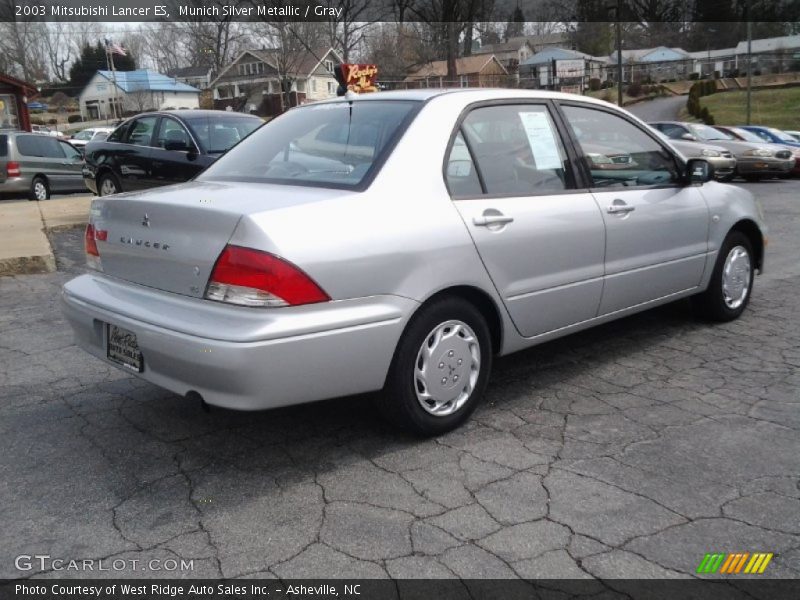 Munich Silver Metallic / Gray 2003 Mitsubishi Lancer ES