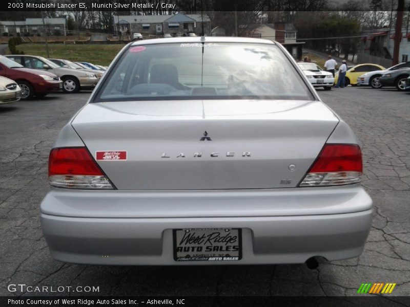 Munich Silver Metallic / Gray 2003 Mitsubishi Lancer ES