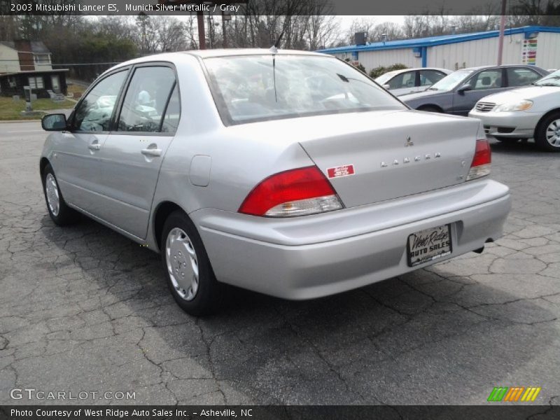 Munich Silver Metallic / Gray 2003 Mitsubishi Lancer ES
