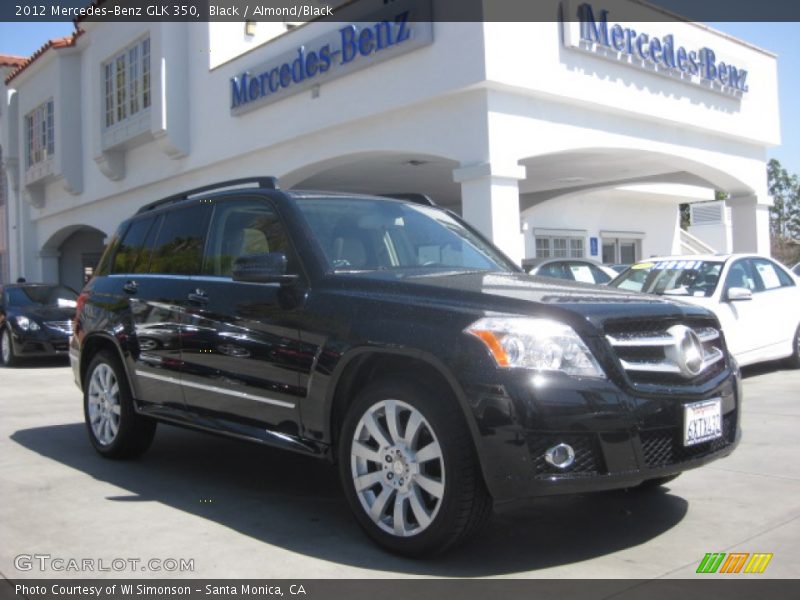 Black / Almond/Black 2012 Mercedes-Benz GLK 350