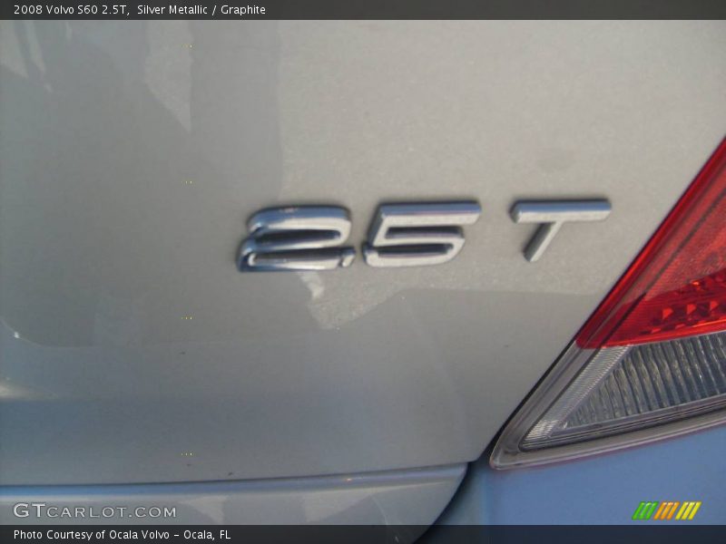 Silver Metallic / Graphite 2008 Volvo S60 2.5T