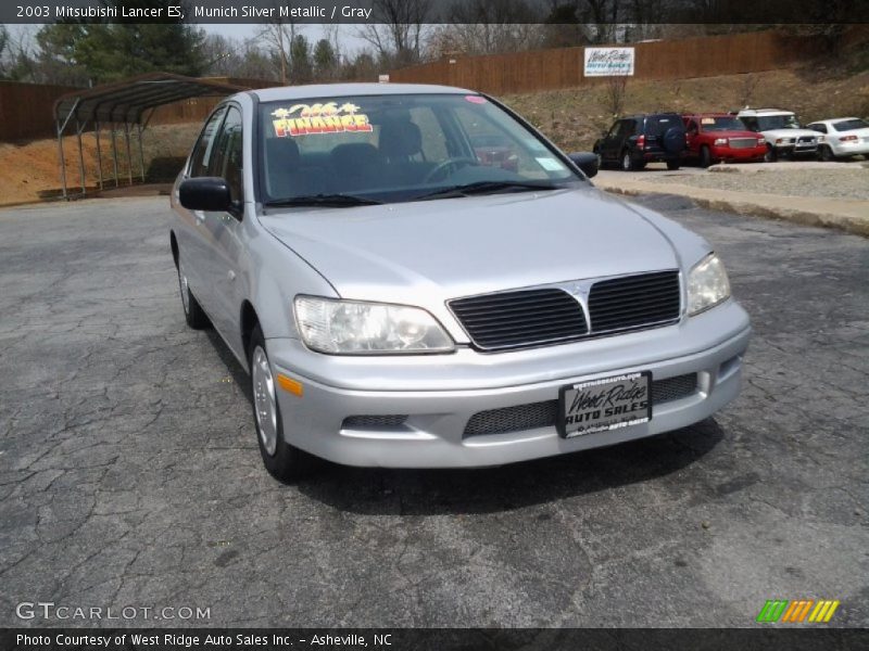 Munich Silver Metallic / Gray 2003 Mitsubishi Lancer ES