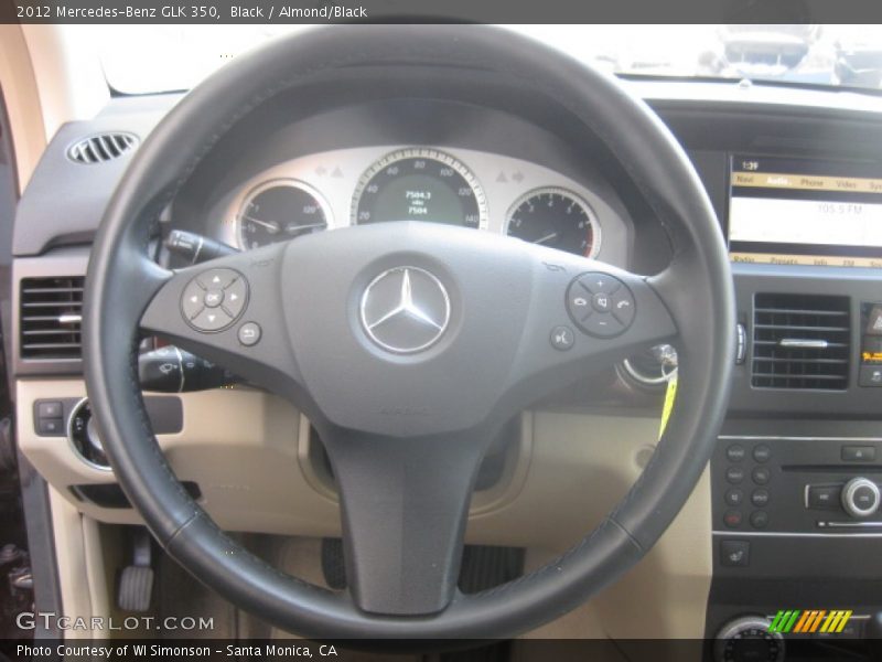 Black / Almond/Black 2012 Mercedes-Benz GLK 350