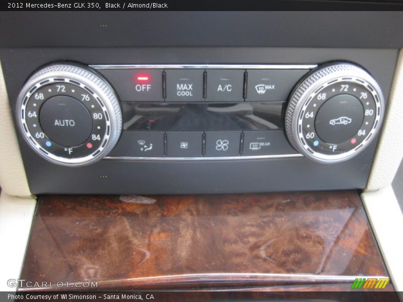 Black / Almond/Black 2012 Mercedes-Benz GLK 350