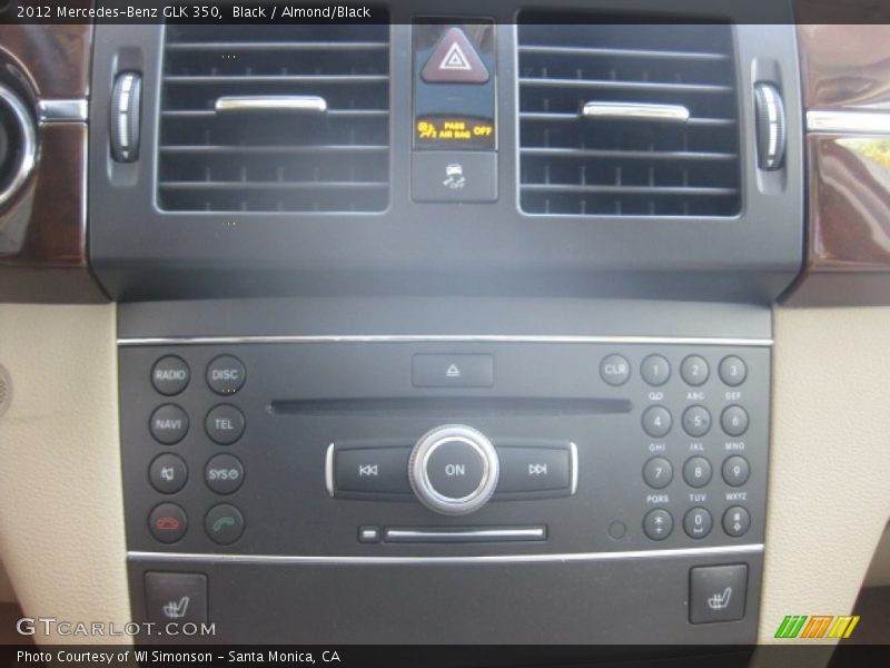 Black / Almond/Black 2012 Mercedes-Benz GLK 350