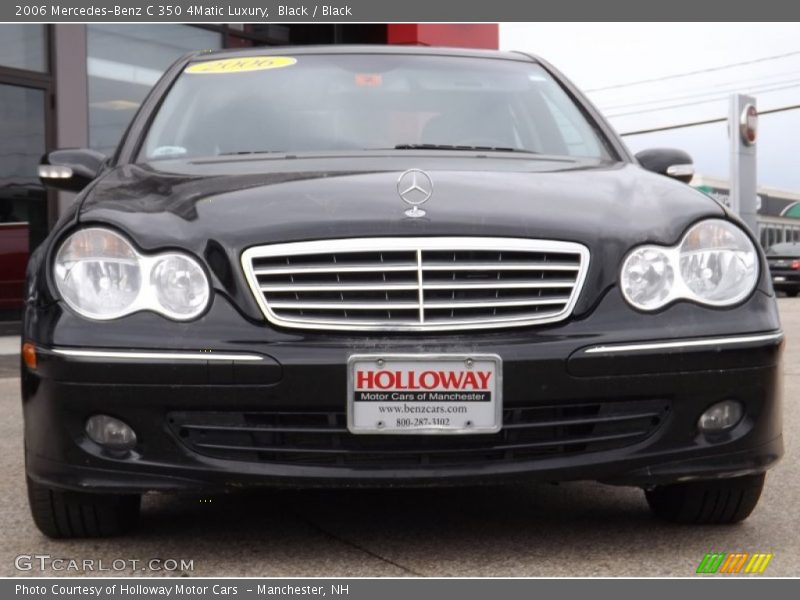 Black / Black 2006 Mercedes-Benz C 350 4Matic Luxury