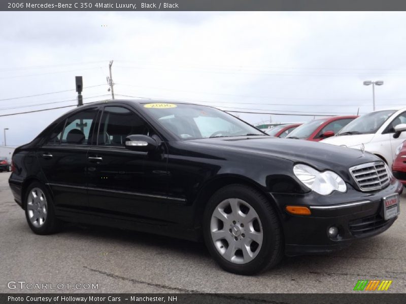 Black / Black 2006 Mercedes-Benz C 350 4Matic Luxury